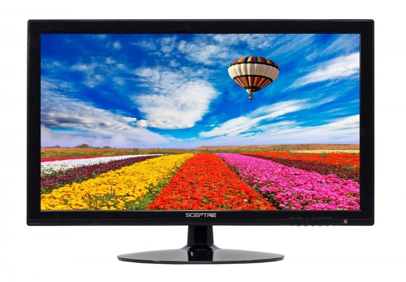 شاشة سكرتر 24 بوصة 75 هرتز LED رفيعة مع مكبرات صوت مدمجة HDMI VGA، أسود جديد (E248W-19208A)